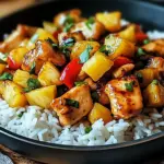 Irresistible Easy Pineapple Chicken and Rice Skillet Delight