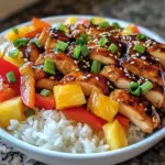 Teriyaki Pineapple Chicken Bowls: A Flavorful Delight!